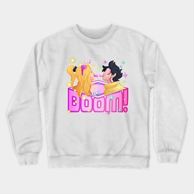 Bubbly Girls Crewneck Sweatshirt by carcrashcarlos